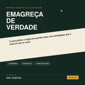 E-BOOK - EMAGREÇA DE VERDADE: MÉTODO COMPLETO & EXCLUSIVO