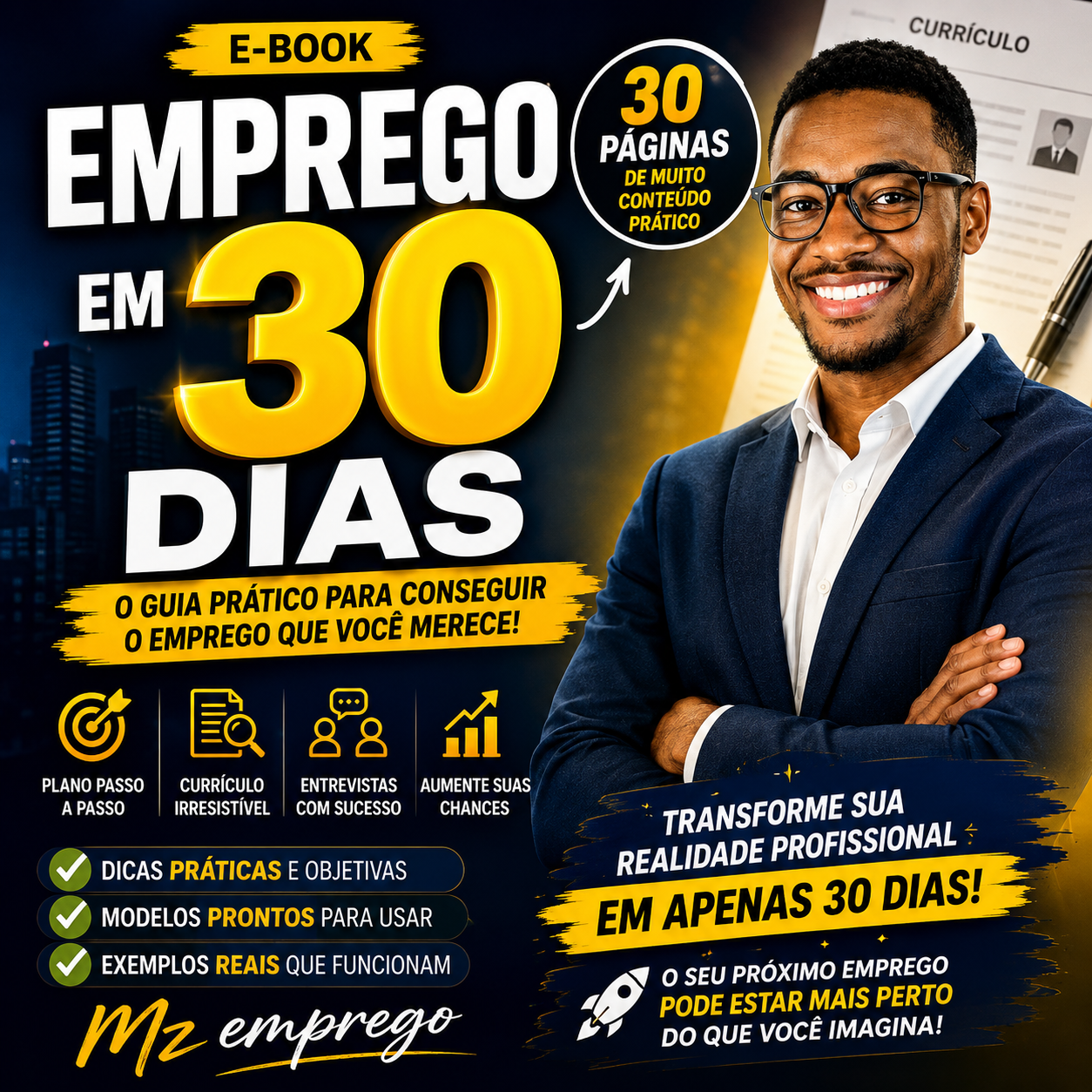 Emprego em 30 dias: método comprovado, passo a passo para conquistar uma nova oportunidade profissional - Imagem 2