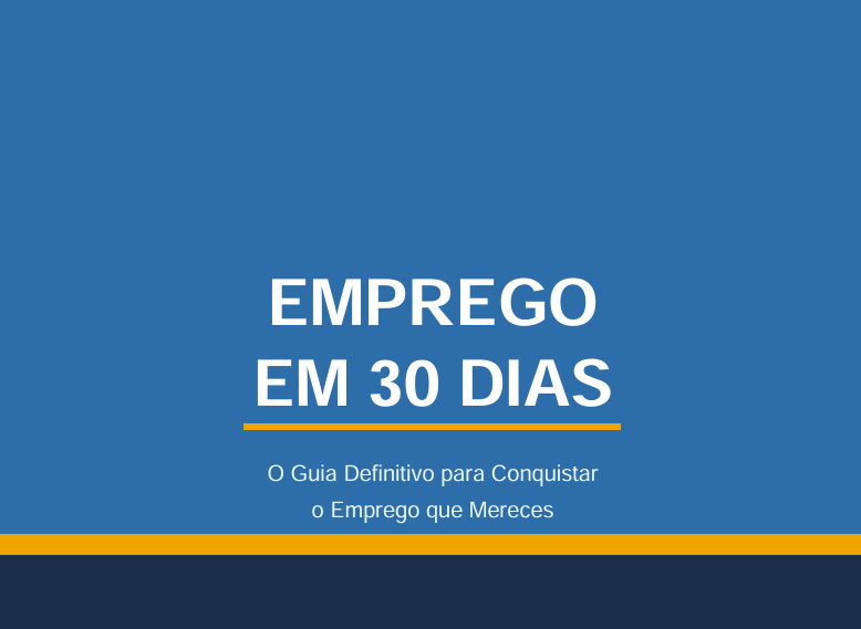 E-book: Como conseguir emprego em 30 dias